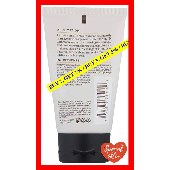 Vitamin C Ester Citrus Brightening Cleanser By Perricone Md For Unisex - 2 Oz