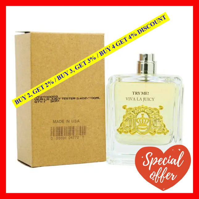 Viva La Juicy By Couture For Women - 3.4 Oz Edp Spray (Tester)