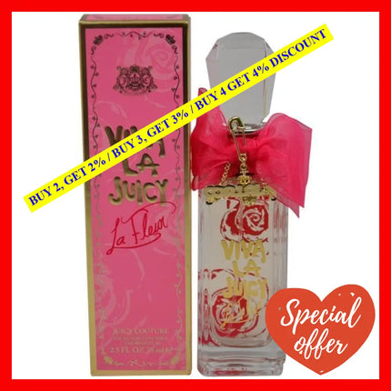 Viva La Juicy Fleur By Couture For Women - 2.5 Oz Edt Spray