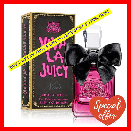 Viva La Juicy Noir By Couture For Women - 3.4 Oz Edp Spray