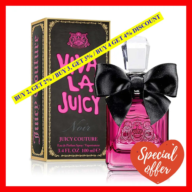 Viva La Juicy Noir By Couture For Women - 3.4 Oz Edp Spray