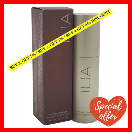 Vivid Foundation - F2 Gobi By Ilia Beauty For Women 0.1 Oz