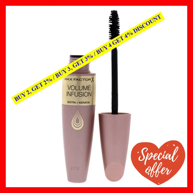 Volume Infusion Mascara - 001 Black By Max Factor For Women 0.30 Oz