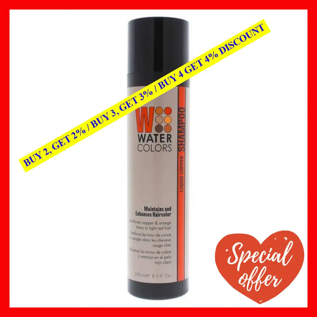 Watercolors Maintenance Shampoo - Liquid Copper By Tressa For Unisex 8.5 Oz