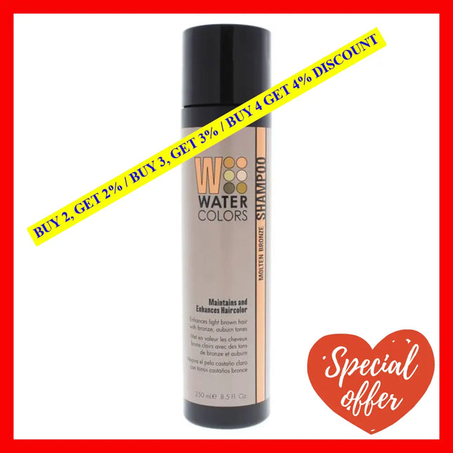 Watercolors Maintenance Shampoo - Molten Bronze By Tressa For Unisex 8.5 Oz