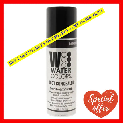 Watercolors Root Concealer - Dark Brown By Tressa For Unisex 2 Oz Hair Color Spray