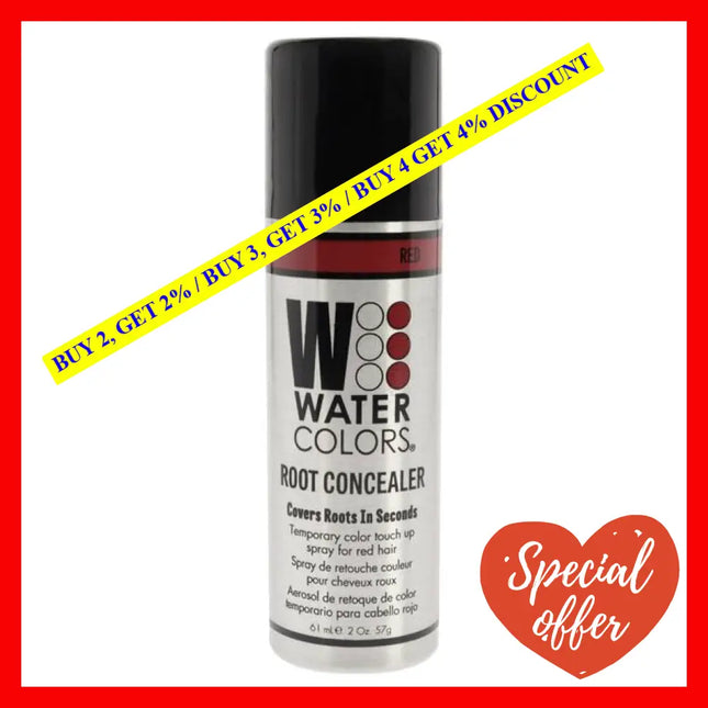 Watercolors Root Concealer - Red By Tressa For Unisex 2 Oz Hair Color Spray