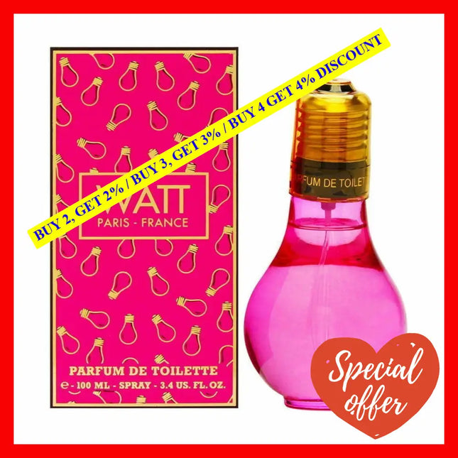 Watt (Pink) By Cofinluxe For Women - 3.4 Oz Pdt Spray