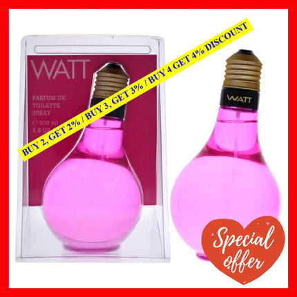 Watt (Pink) By Cofinluxe For Women - 6.8 Oz Edt Spray