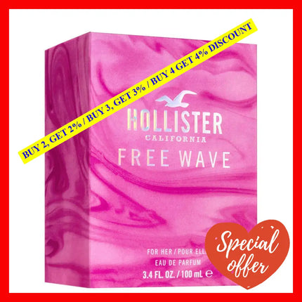 Wave By Hollister For Women - 3.4 Oz Edp Spray