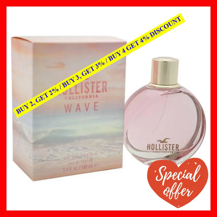 Wave By Hollister For Women - 3.4 Oz Edp Spray