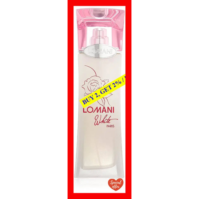White By Lomani For Women - 3.3 Oz Edp Spray