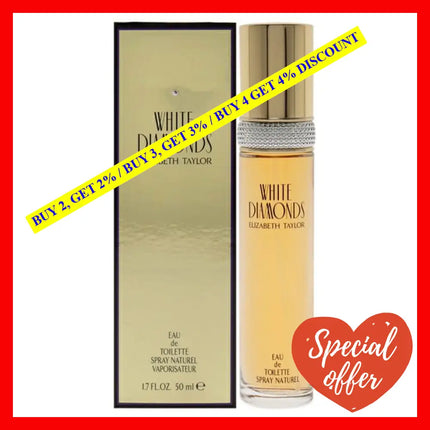 White Diamonds By Elizabeth Taylor For Women - 1.7 Oz Edt Spray