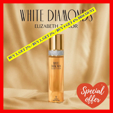 White Diamonds By Elizabeth Taylor For Women - 3.3 Oz Edt Spray
