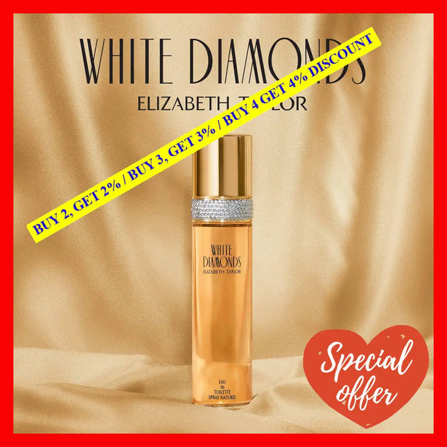 White Diamonds By Elizabeth Taylor For Women - 3.3 Oz Edt Spray