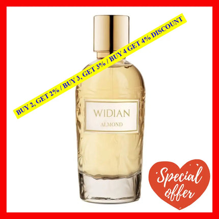 Widian Almond Eau De Parfum 3.4Oz - 100Ml