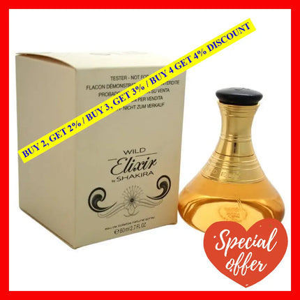 Wild Elixir By Shakira For Women - 2.7 Oz Edt Spray (Tester)