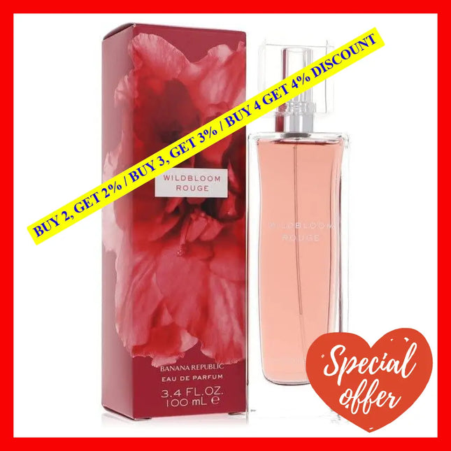 Wildbloom Rouge By Banana Republic For Women - 3.4 Oz Edp Spray