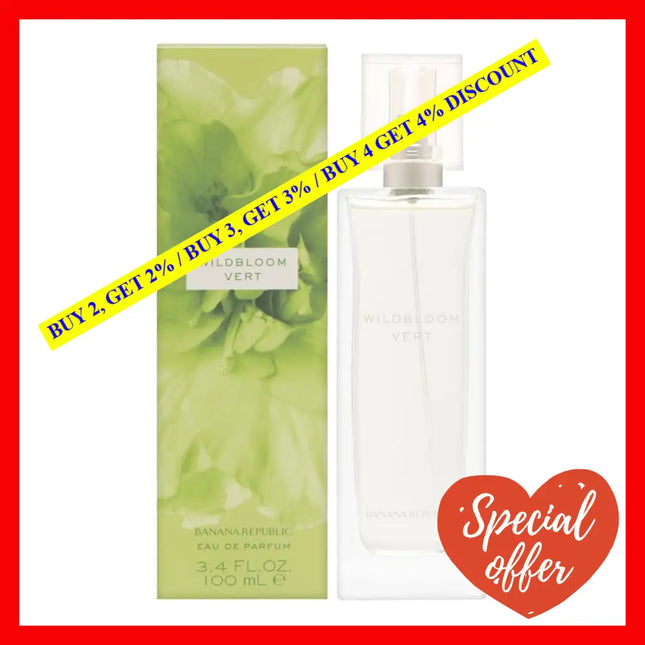 Wildbloom Vert By Banana Republic For Women - 3.4 Oz Edp Spray
