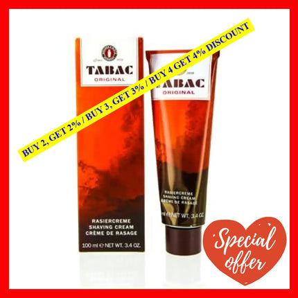 Wirtz Tabac Original For Men Shaving Cream Original/Wirtz 3.4 Oz (M) Oz / 100 Ml