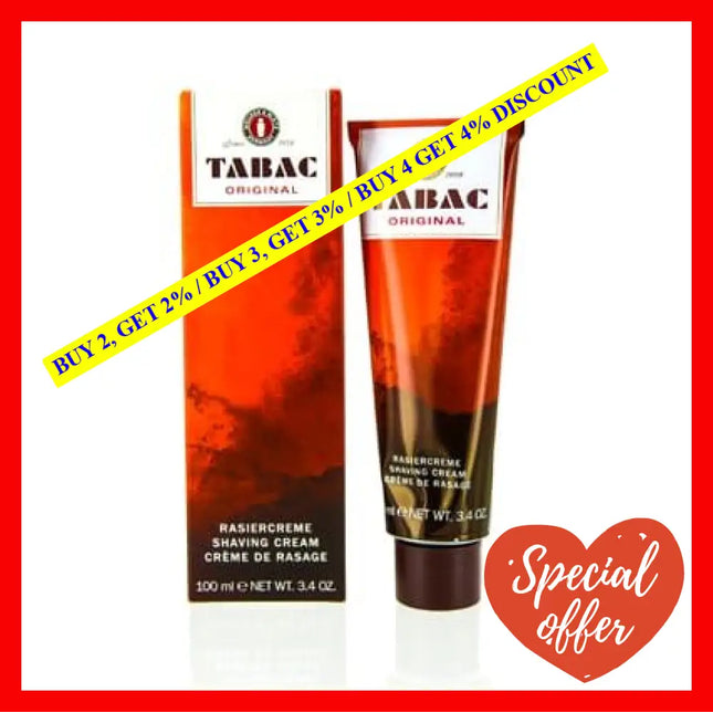 Wirtz Tabac Original For Men Shaving Cream Original/Wirtz 3.4 Oz (M) Oz / 100 Ml