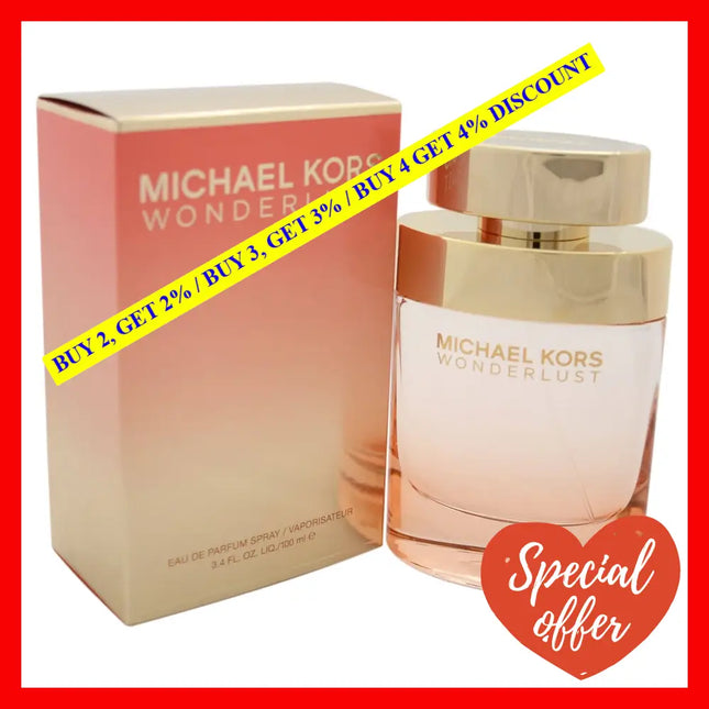 Wonderlust By Michael Kors For Women - 3.4 Oz Edp Spray