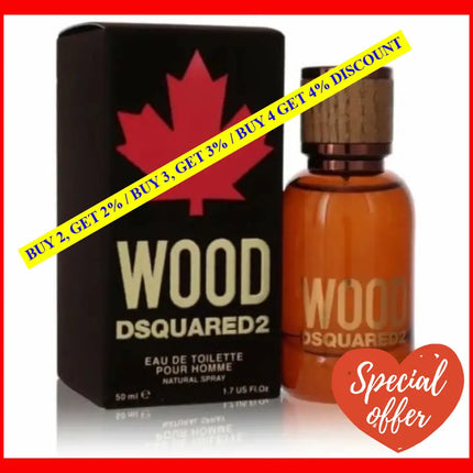 Wood By Dsquared2 For Men - 1.7 Oz Edt Spray