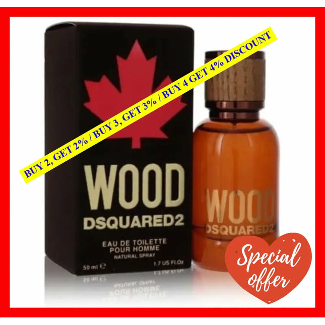 Wood By Dsquared2 For Men - 1.7 Oz Edt Spray