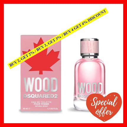 Wood Pour Femme By Dsquared2 For Women - 1.7 Oz Edt Spray