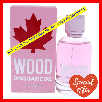Wood Pour Femme By Dsquared2 For Women - 3.4 Oz Edt Spray