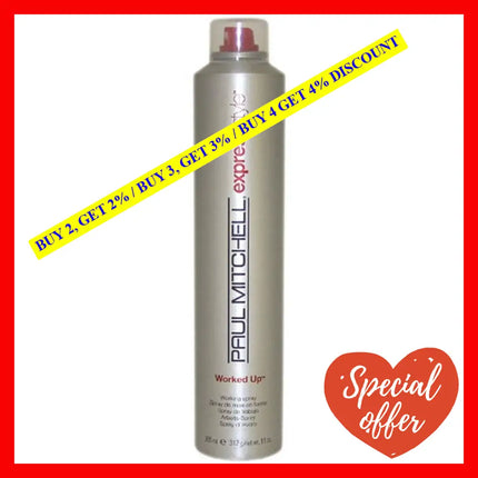 Worked Up Hairspray By Paul Mitchell For Unisex - 11 Oz Hair Spray