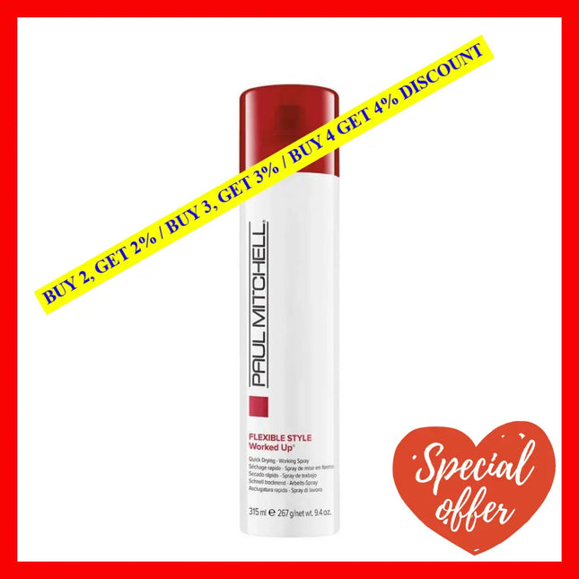 Worked Up Hairspray By Paul Mitchell For Unisex - 9.4 Oz