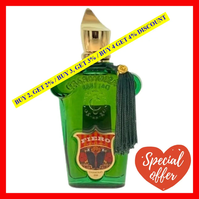 Xerjoff Casamorati Fiero For Men Edp Ml Spray 3.4 Oz / 100 Ml