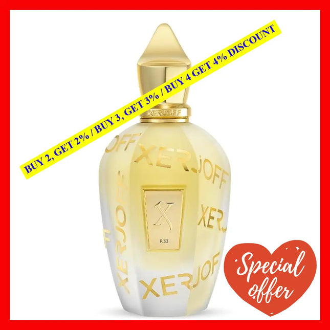 Xerjoff P.33 Parfum Spray 3.4Oz-100Ml