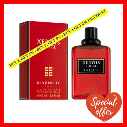 Xeryus Rouge By Givenchy For Men - 3.3 Oz Edt Spray
