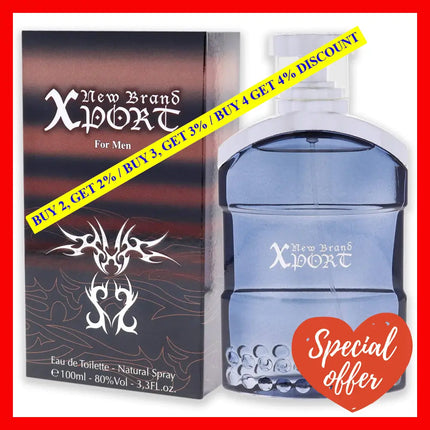 Xport By New Brand For Men - 3.3 Oz Edt Spray