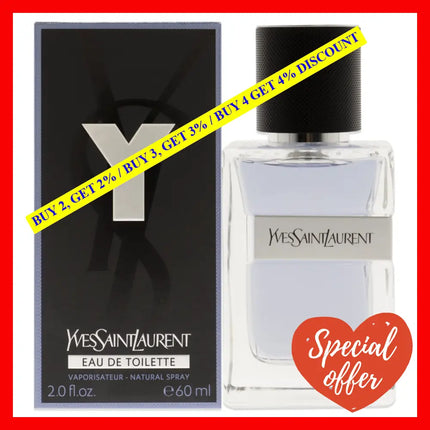 Y By Yves Saint Laurent For Men - 2 Oz Edt Spray