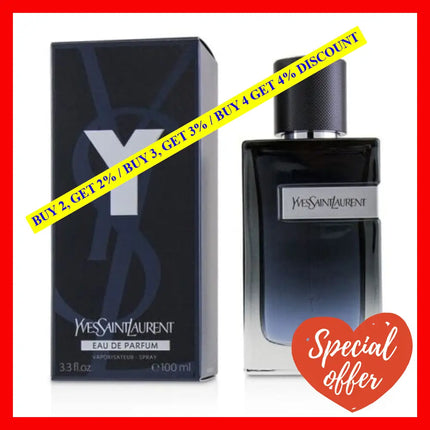 Y By Yves Saint Laurent For Men - 3.3 Oz Edp Spray