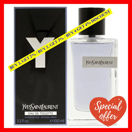 Y By Yves Saint Laurent For Men - 3.3 Oz Edt Spray