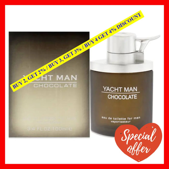 Yacht Man Chocolate By Myrurgia For Men - 3.4 Oz Edt Spray