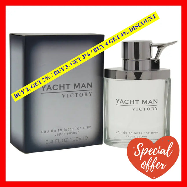 Yacht Man Victory By Myrurgia For Men - 3.4 Oz Edt Spray