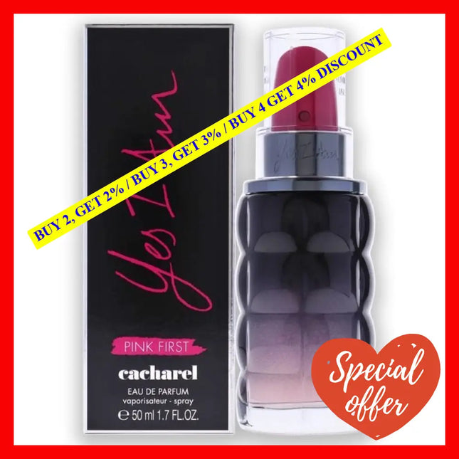 Yes I Am Pink First By Cacharel For Women - 1.7 Oz Edp Spray
