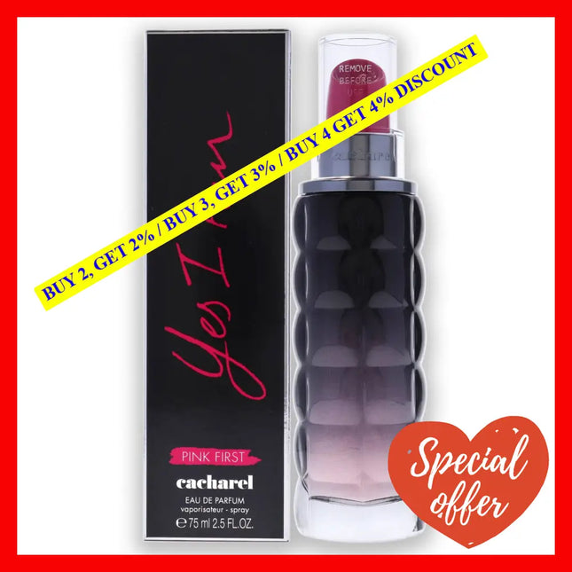 Yes I Am Pink First By Cacharel For Women - 2.5 Oz Edp Spray