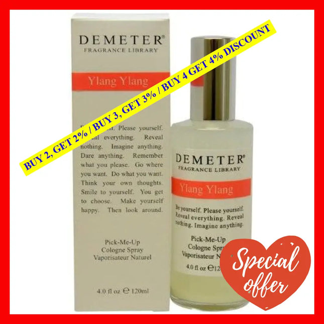 Ylang By Demeter For Women - 4 Oz Cologne Spray
