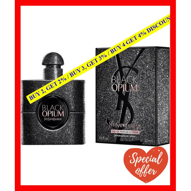 Yves Saint Laurent Black Opium Eau De Parfum Extreme Spray 50 Ml For Women (3614273256476)