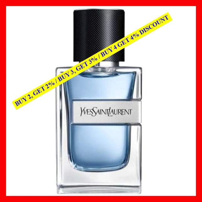 Yves Saint Laurent Y Eau De Toilette For Men 2 Oz / 60 Ml