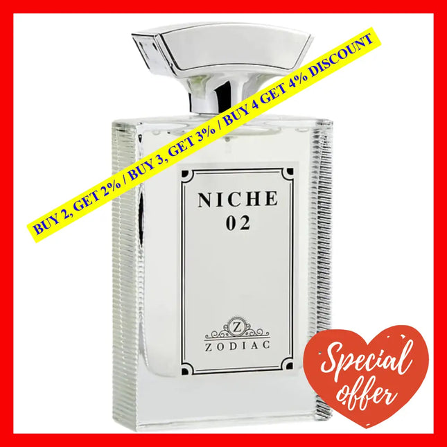 Zodiac Niche 02 Perfume Eau De Parfum Spray 3.4 Oz 100Ml