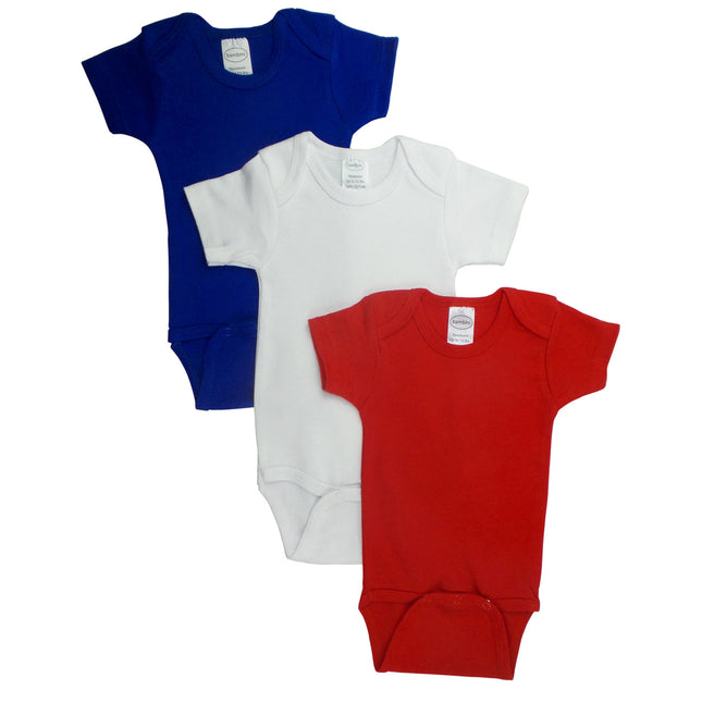 Red Bodysuit Onezies (Pack of 3) 0010-B-W-R-3