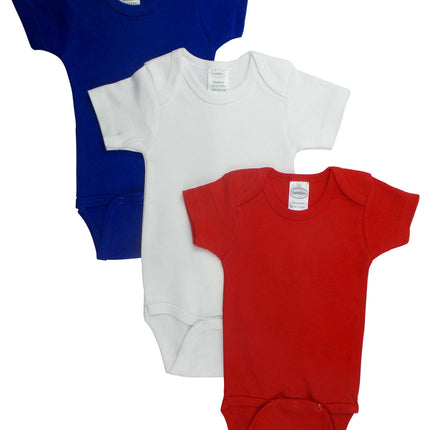 Red Bodysuit Onezies (Pack of 3) 0010-B-W-R-3