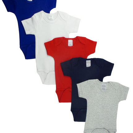 Red Bodysuit Onezies (Pack of 5) 0010-B-W-R-N-G-5